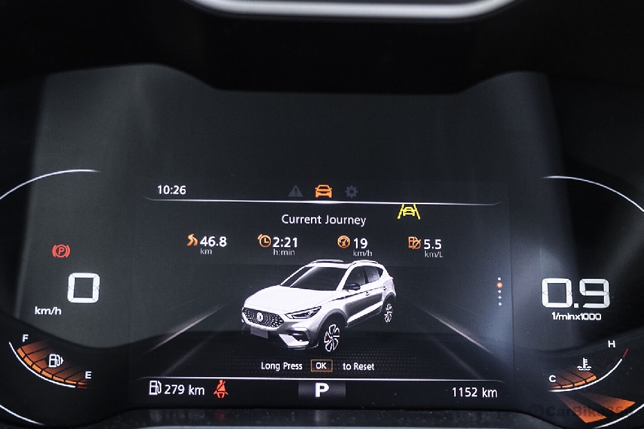 MG Aster Instrument Cluster